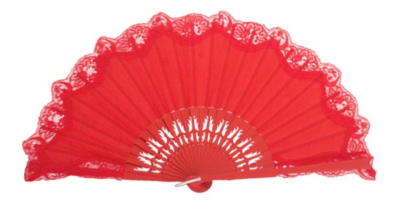 flamenco  lace hand fan